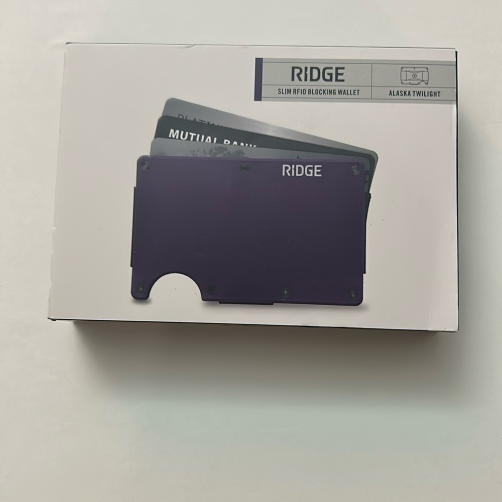 New Ridge Alaska Twilight Slim RFID Blocking Wallet